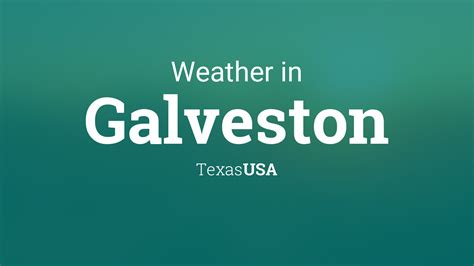 Be prepared with the most accurate 10-day forecast for Galveston, TX, United States with highs, lows, chance of precipitation from The Weather Channel and Weather.com 